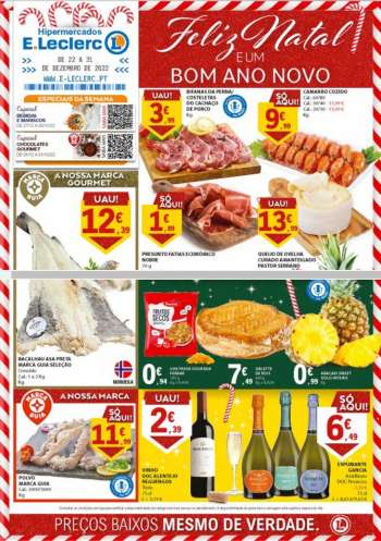 Folheto E.Leclerc - 22.12.2022 - 31.12.2022.