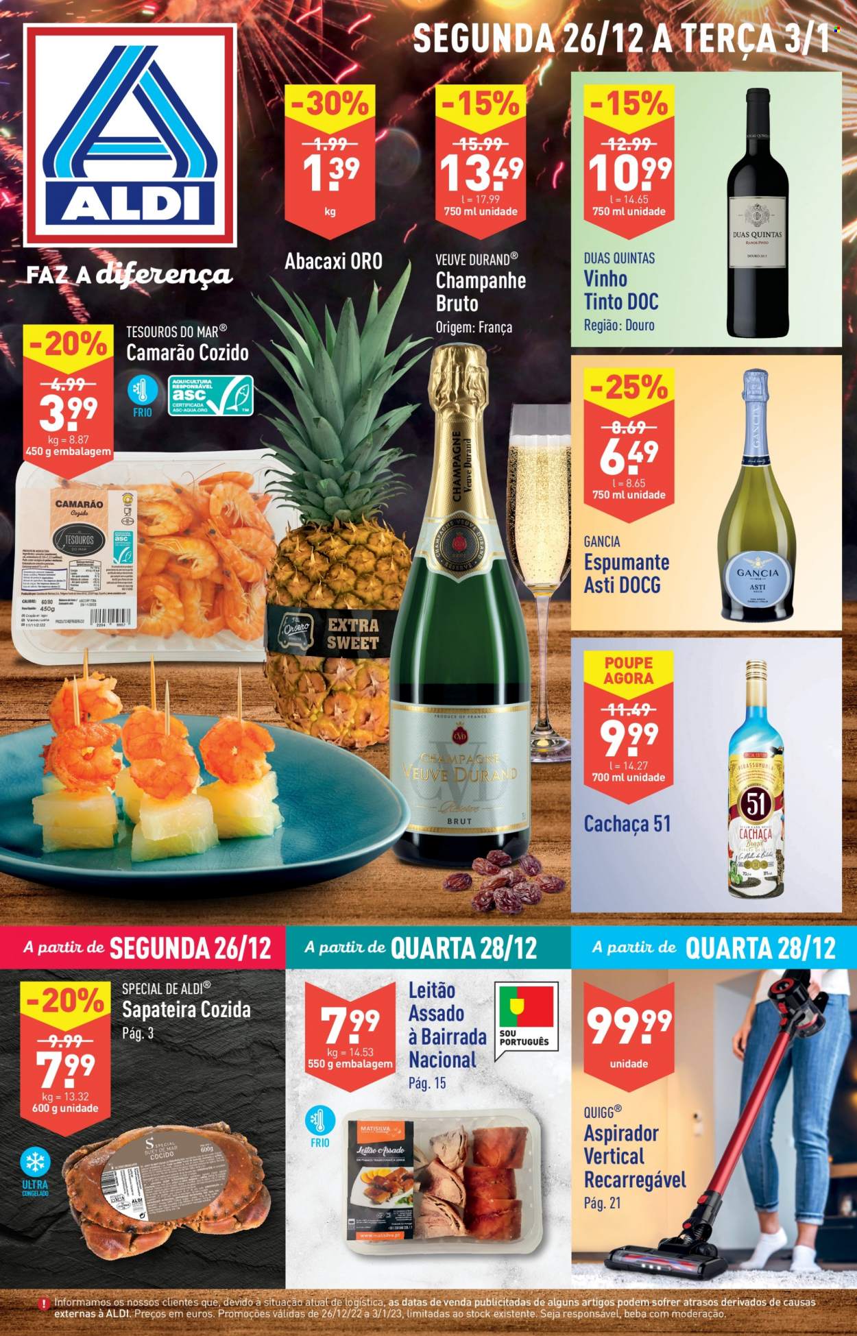 Folheto Aldi - 26.12.2022 - 3.1.2023. Página 1