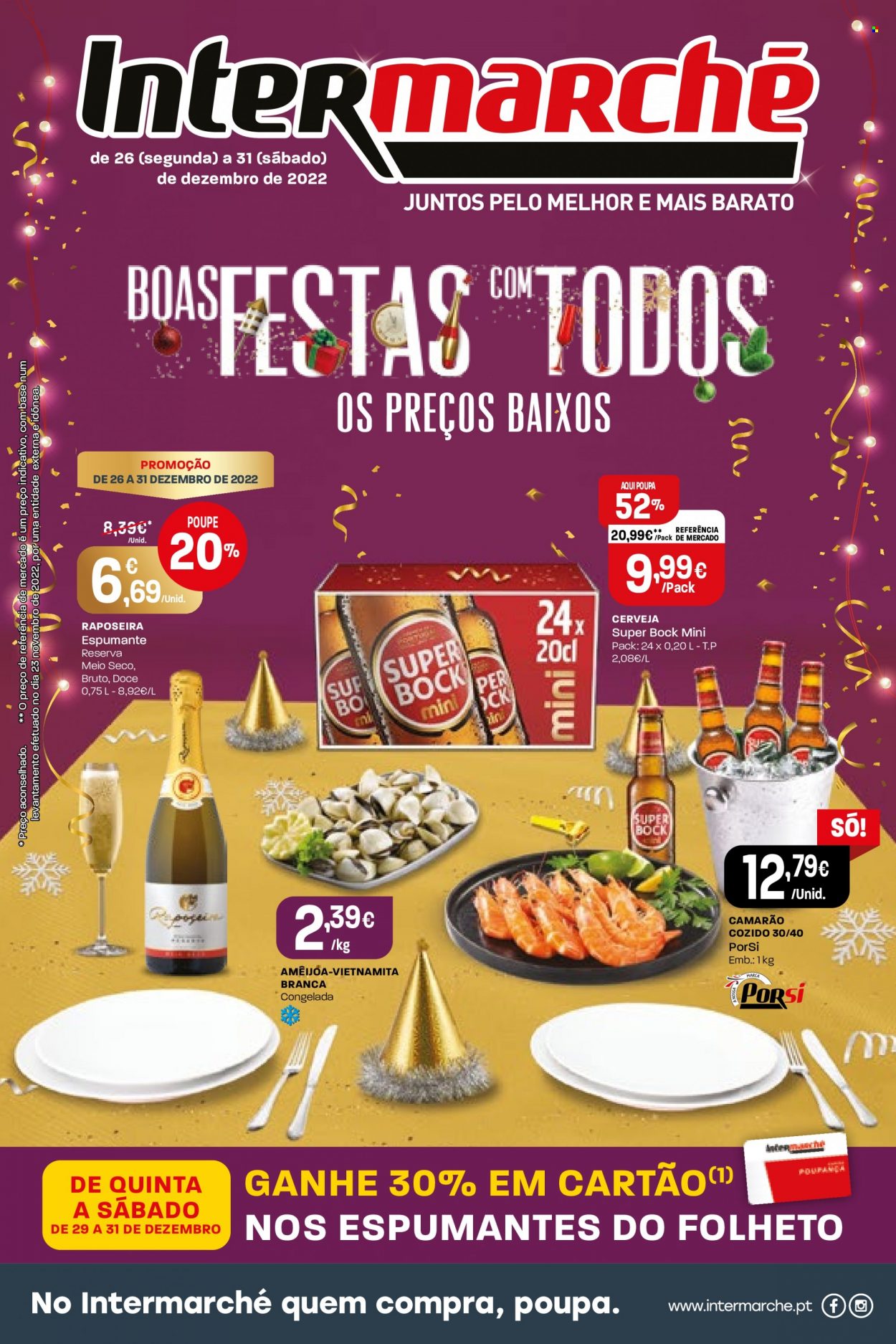 Folheto Intermarché - 26.12.2022 - 31.12.2022. Página 1