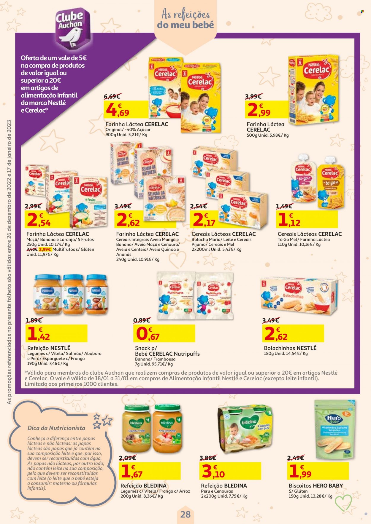 Folheto Auchan - 26.12.2022 - 17.1.2023. Página 28