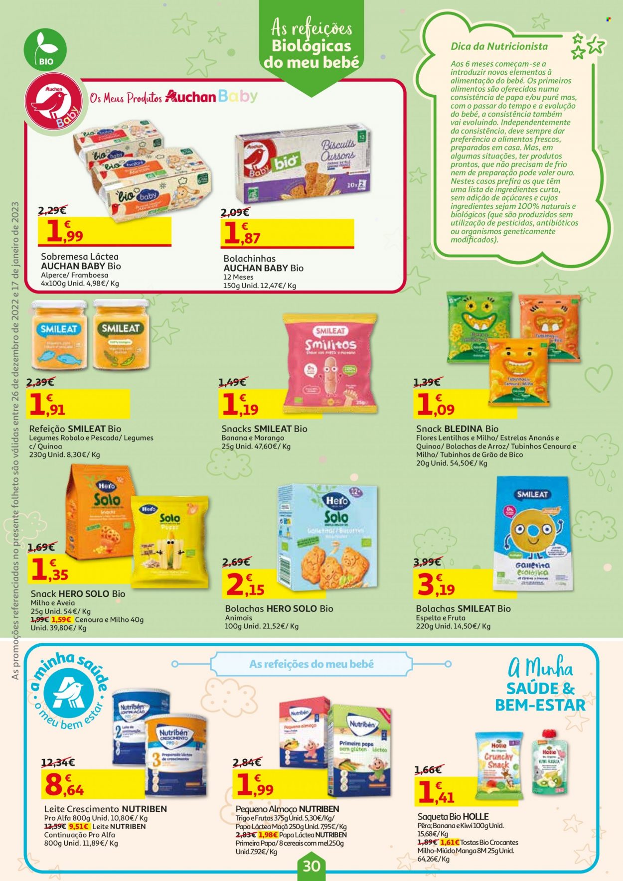 Folheto Auchan - 26.12.2022 - 17.1.2023. Página 30