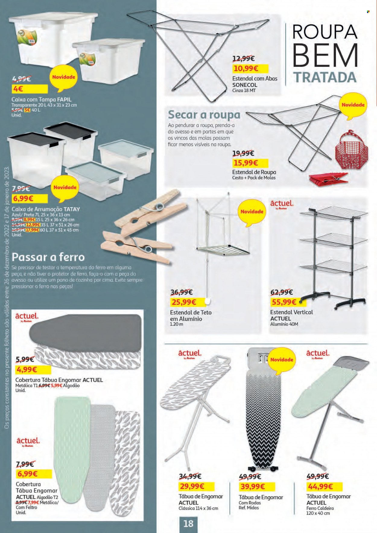 Folheto Auchan - 26.12.2022 - 17.1.2023. Página 18
