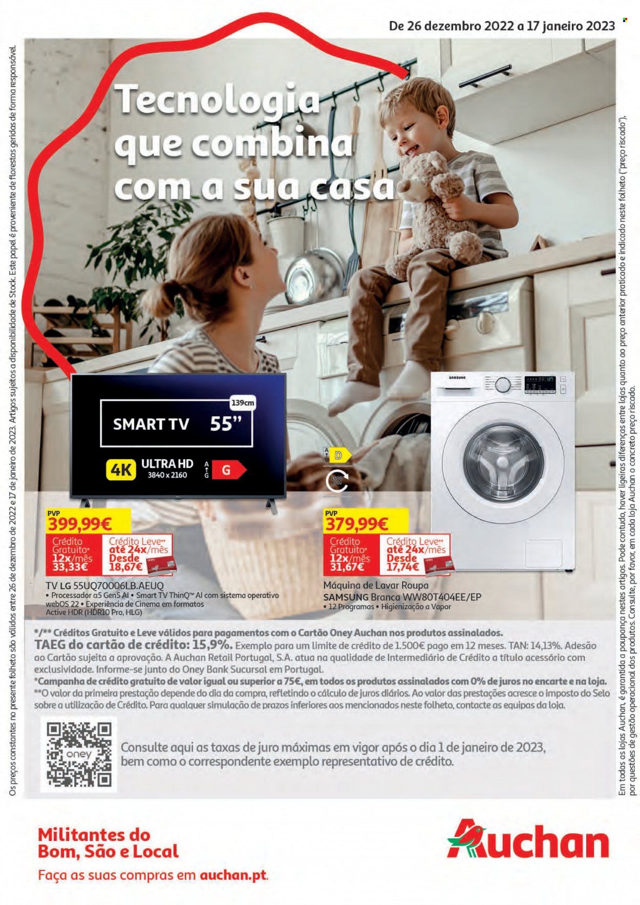 Folheto Auchan - 26.12.2022 - 17.1.2023. Página 36