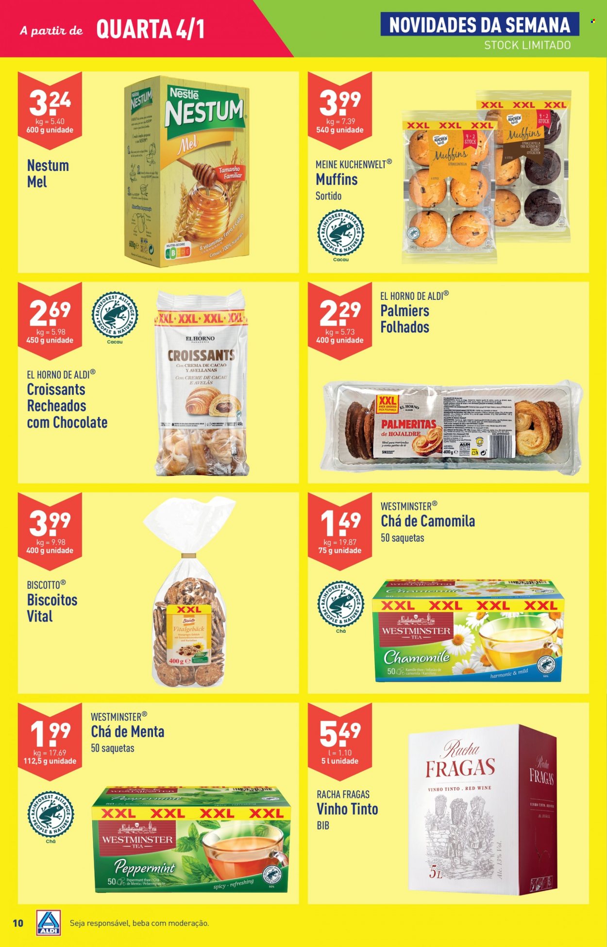 Folheto Aldi - 4.1.2023 - 10.1.2023. Página 10