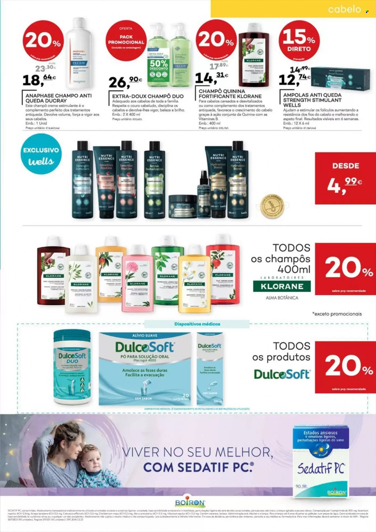thumbnail - Folheto Well's - 3.1.2023 - 6.2.2023 - Produtos em promoção - Klorane, shampoo, Ducray, Sédatif. Página 25.