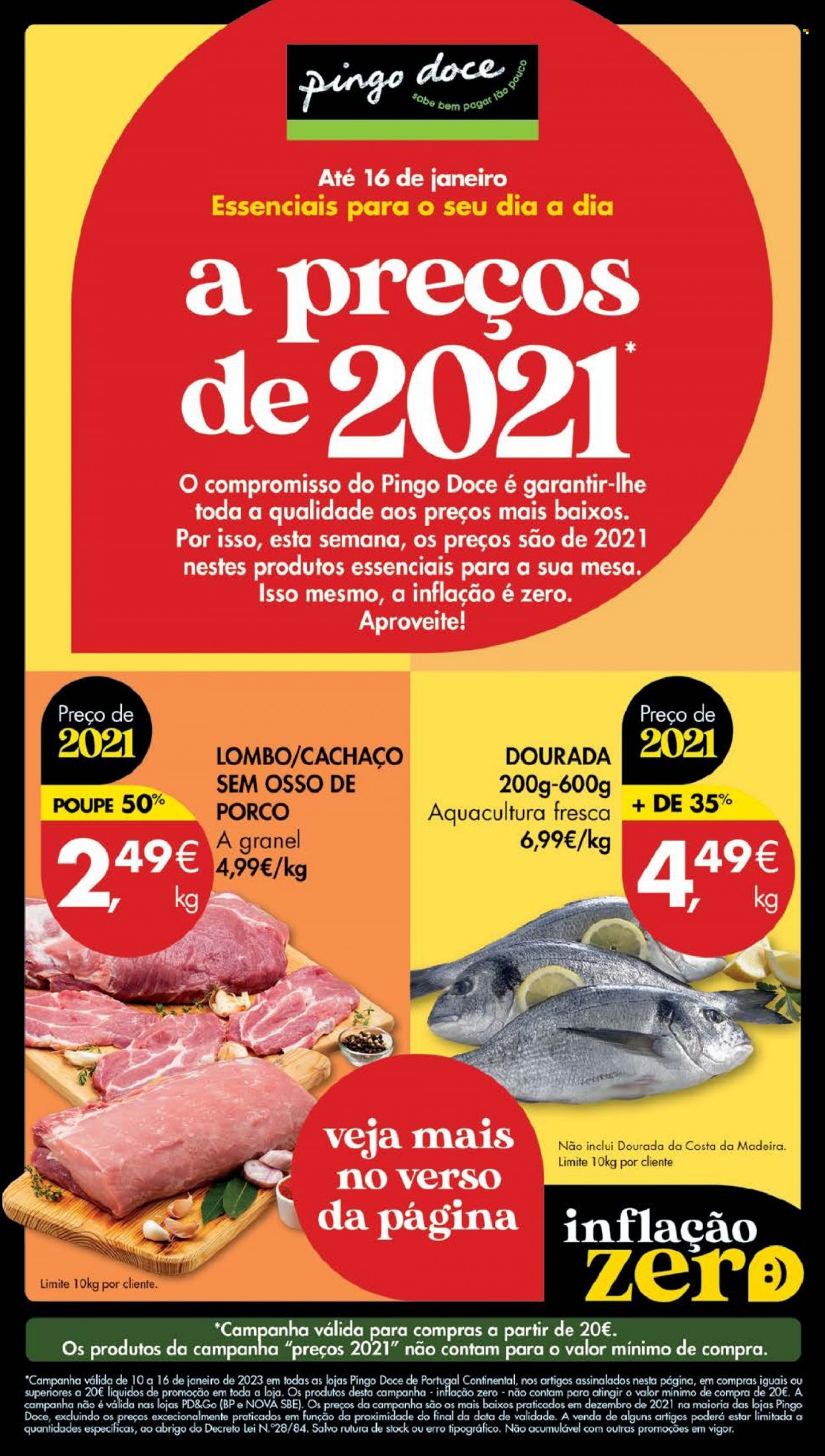 Folheto Pingo Doce - 10.1.2023 - 16.1.2023. Página 1