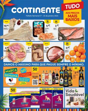 Folheto Continente Modelo - 17.1.2023 - 23.1.2023.