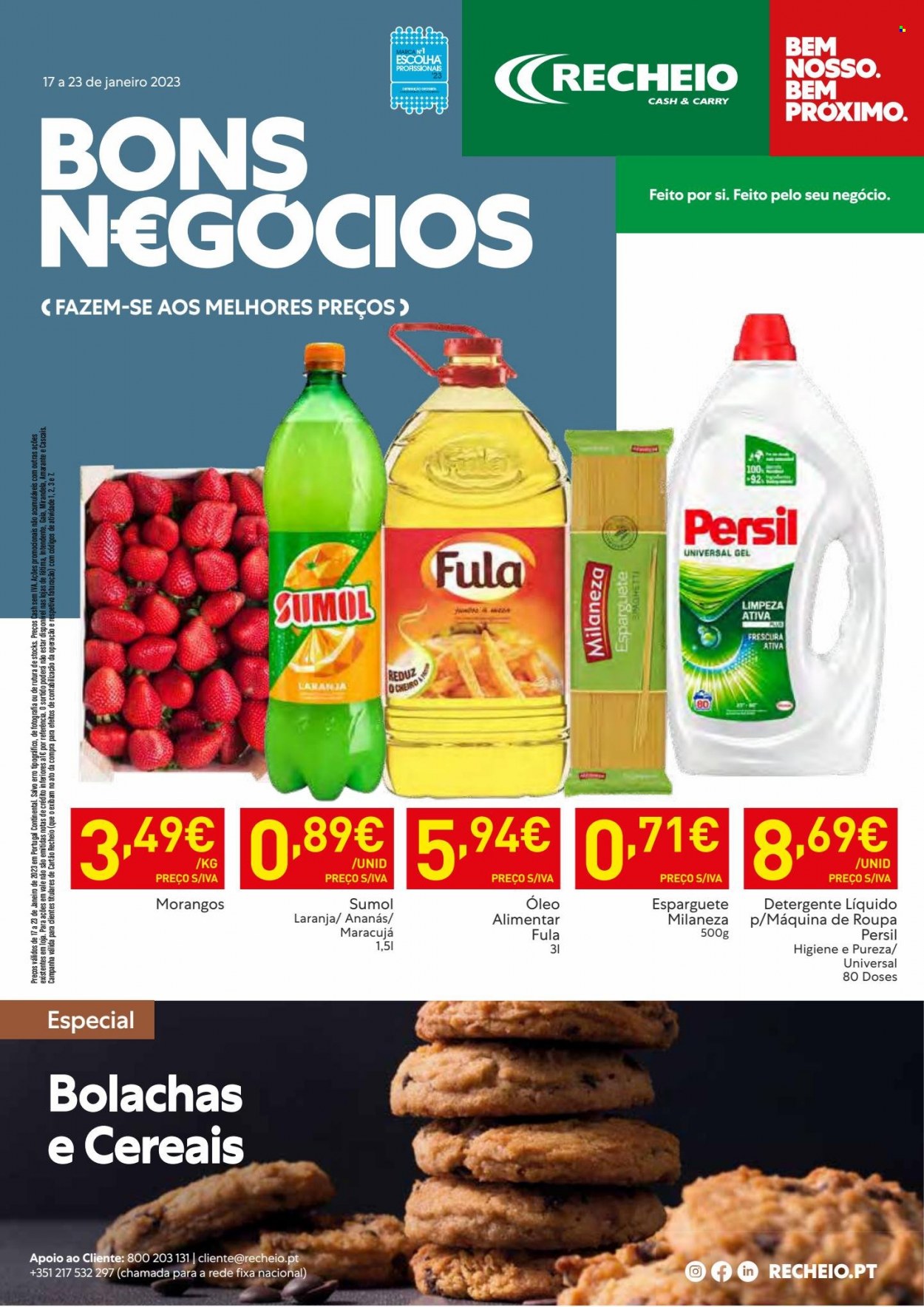 Folheto Recheio - 17.1.2023 - 23.1.2023. Página 1