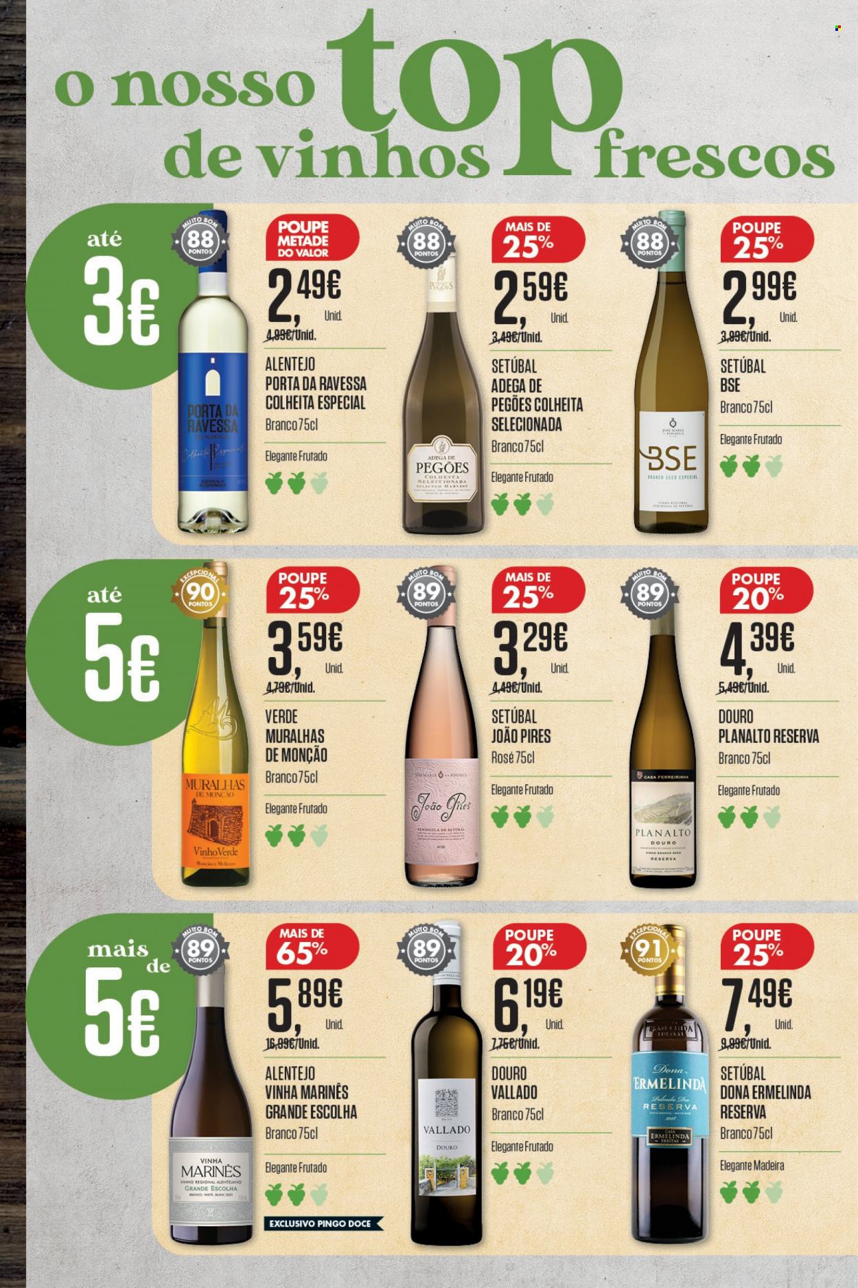 thumbnail - Folheto Pingo Doce - 17.1.2023 - 20.2.2023 - Produtos em promoção - vinho verde. Página 6.