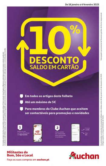 Folheto Auchan - 18.1.2023 - 6.2.2023.