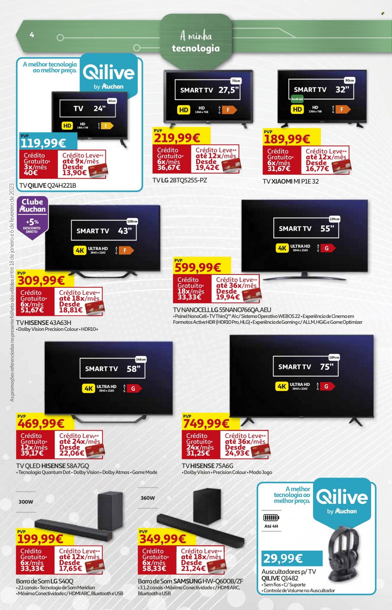 Folheto Auchan - 18.1.2023 - 6.2.2023. Página 37