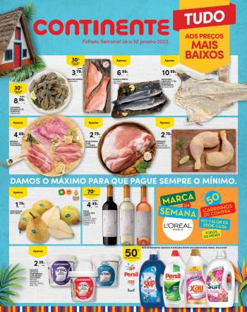Folheto Continente Modelo - 24.1.2023 - 30.1.2023.