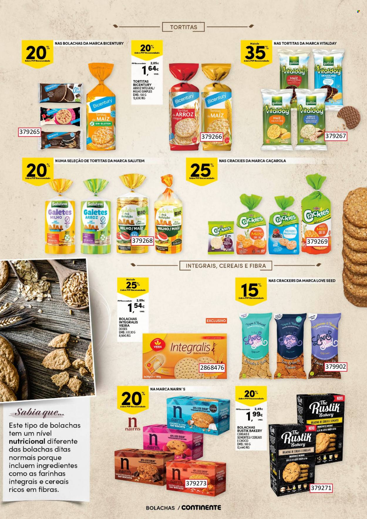 thumbnail - Folheto Continente - 31.1.2023 - 12.2.2023 - Produtos em promoção - cracker, arroz integral, caçarola. Página 10.