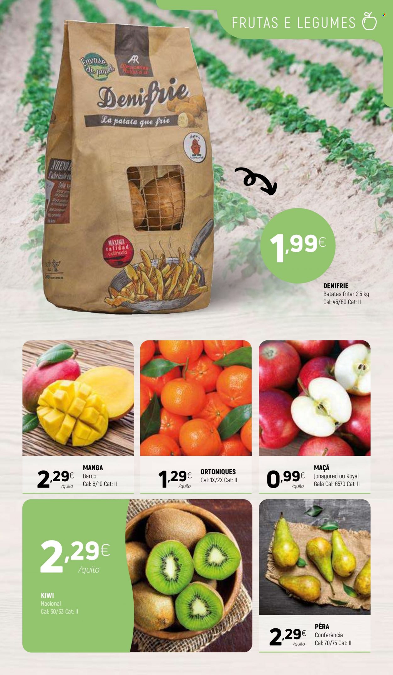 thumbnail - Folheto Coviran - 31.1.2023 - 12.2.2023 - Produtos em promoção - maçã, pera, kiwi, manga, batata. Página 3.