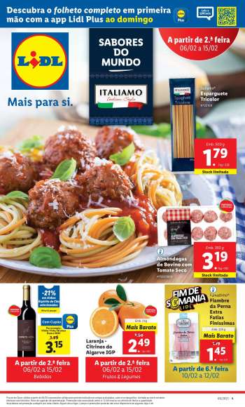 Folheto Lidl - 6.2.2023 - 15.2.2023.