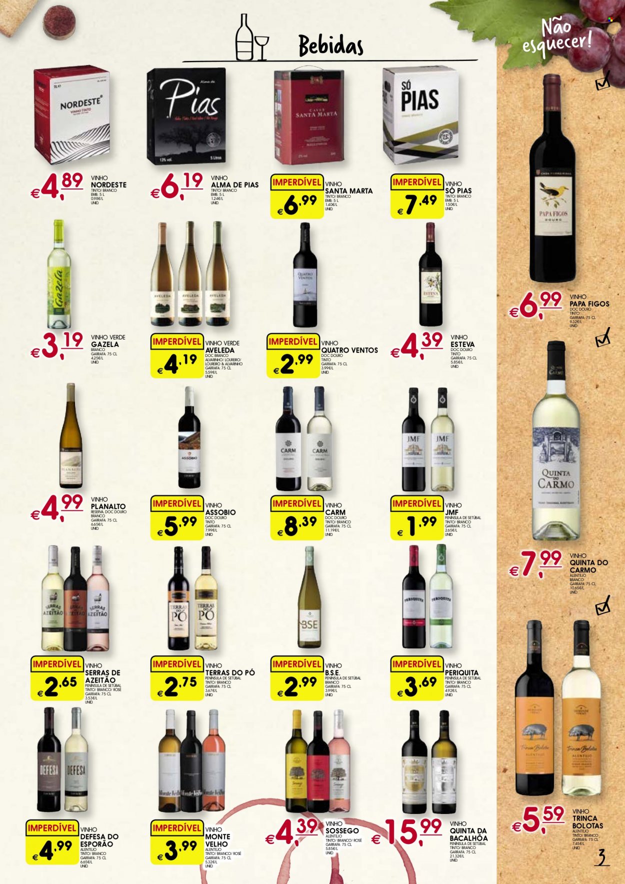 thumbnail - Folheto Meu Super - 2.2.2023 - 13.2.2023 - Produtos em promoção - vinho, vinho verde. Página 3.