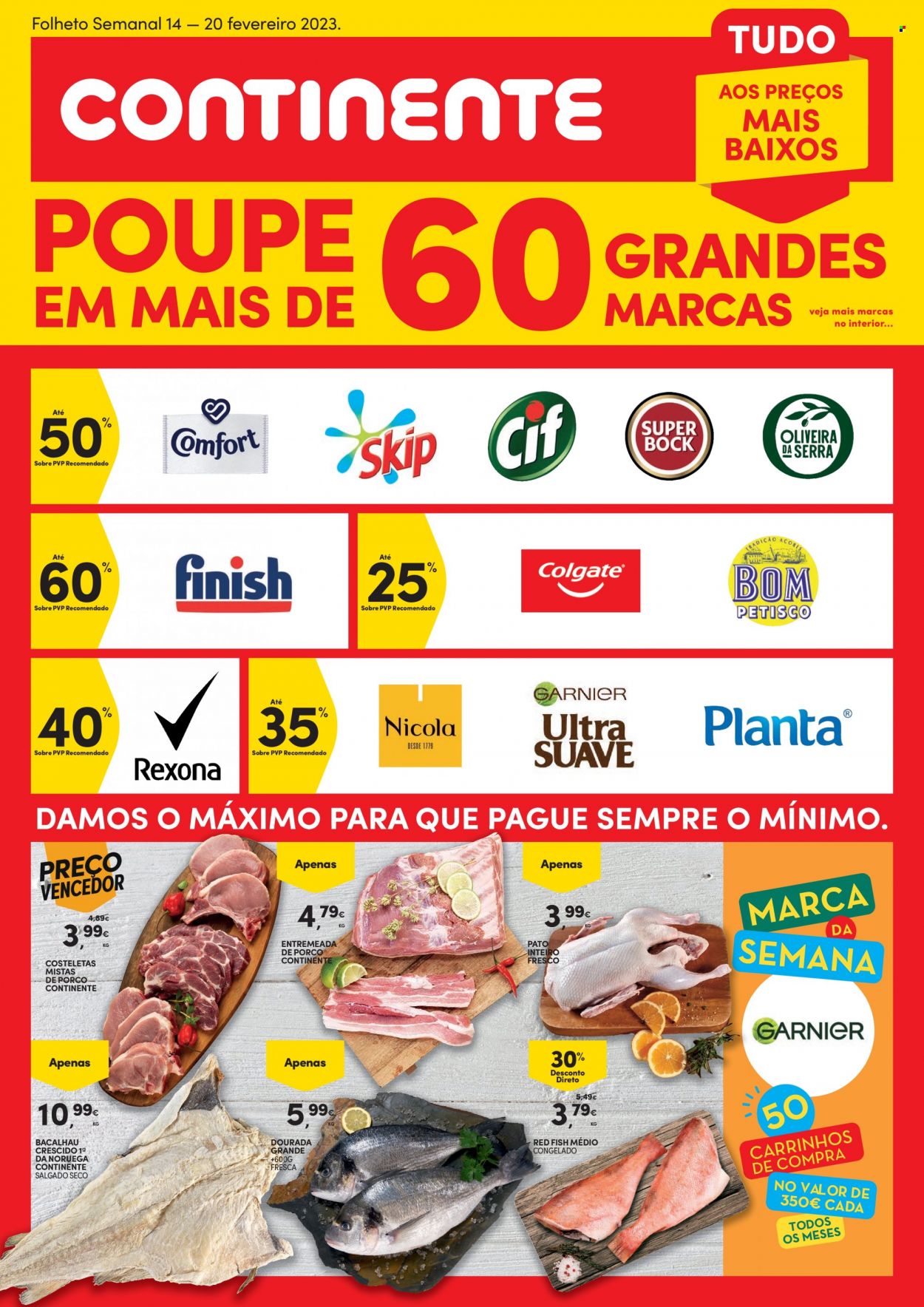 Folheto Continente Bom Dia - 14.2.2023 - 20.2.2023. Página 1