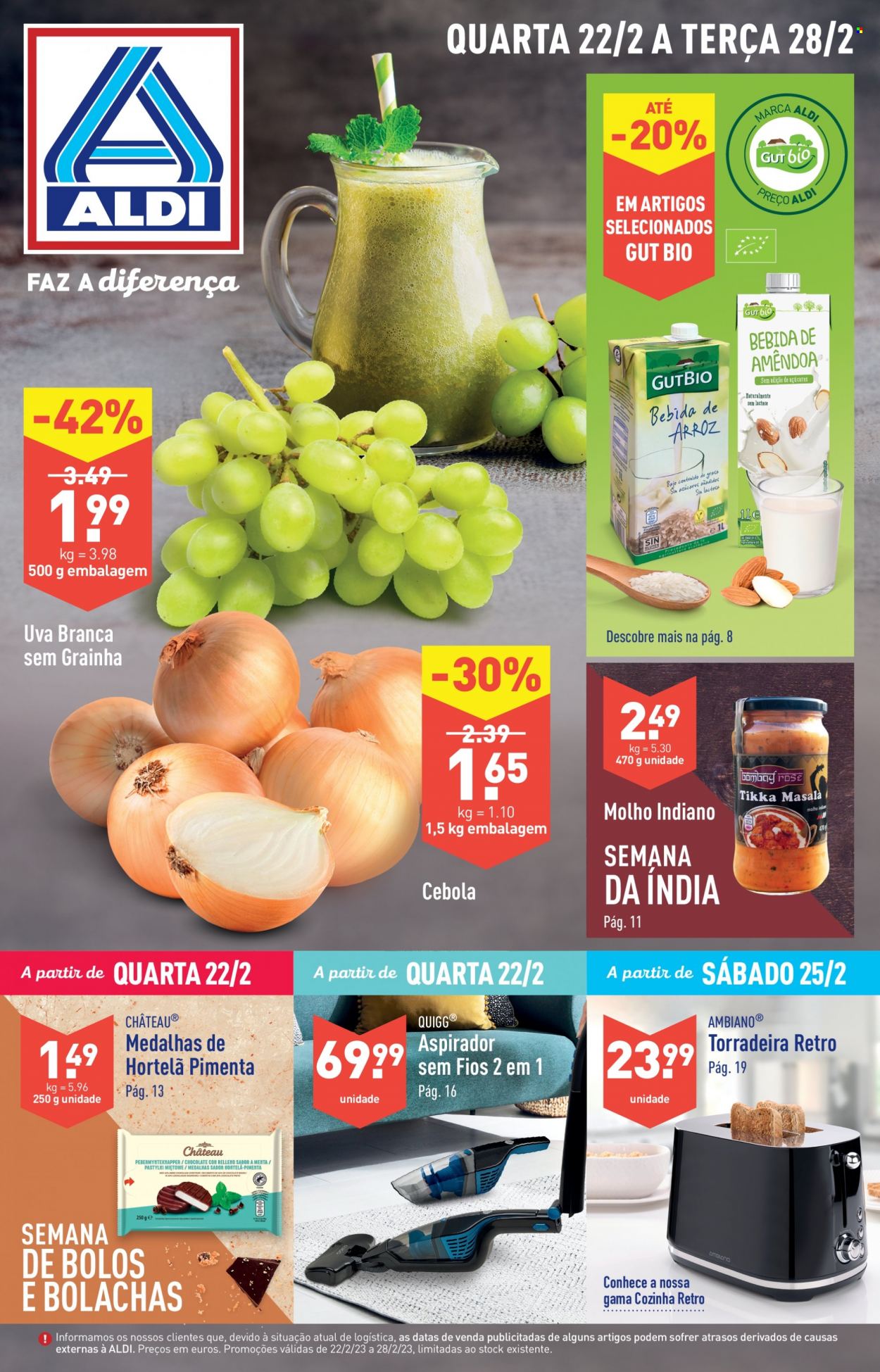 Folheto Aldi - 22.2.2023 - 28.2.2023. Página 1