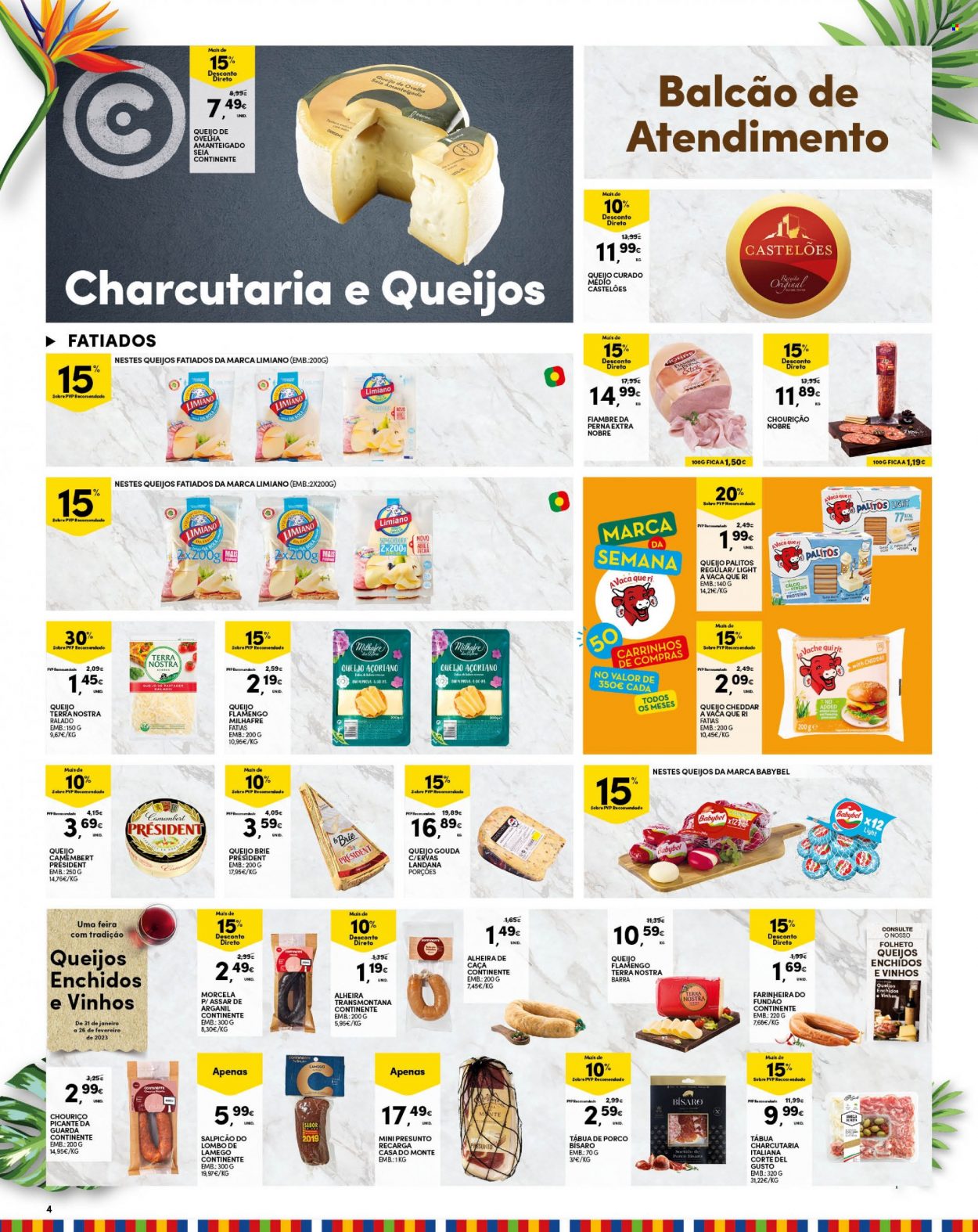 Folheto Continente Modelo - 21.2.2023 - 27.2.2023. Página 4