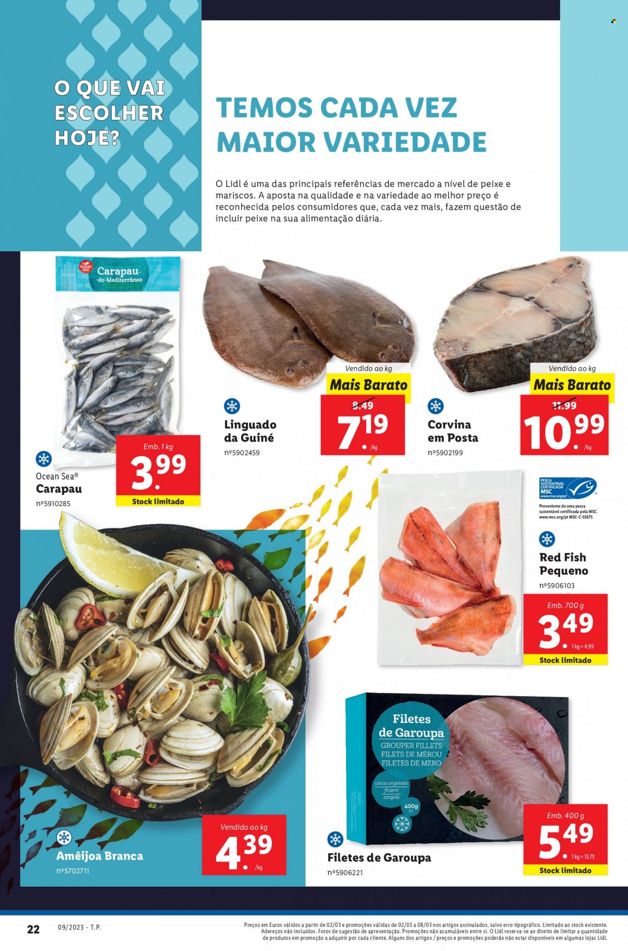 Folheto Lidl - 2.3.2023 - 8.3.2023. Página 22