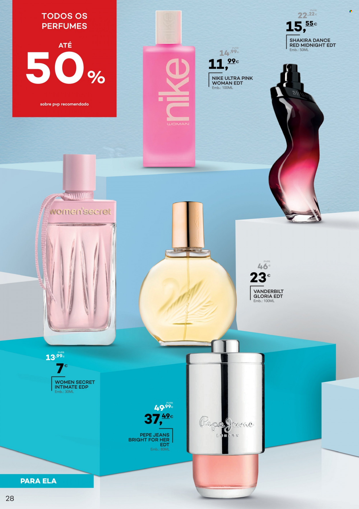 thumbnail - Folheto Well's - 22.2.2023 - 27.3.2023 - Produtos em promoção - Nike, eau de parfum, eau de toilette, perfume. Página 28.