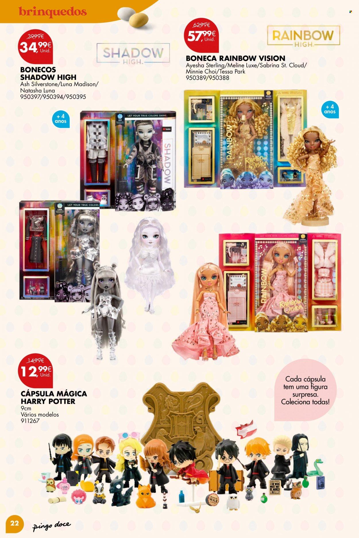 thumbnail - Folheto Pingo Doce - 7.3.2023 - 10.4.2023 - Produtos em promoção - Minnie, figura, brinquedo. Página 22.