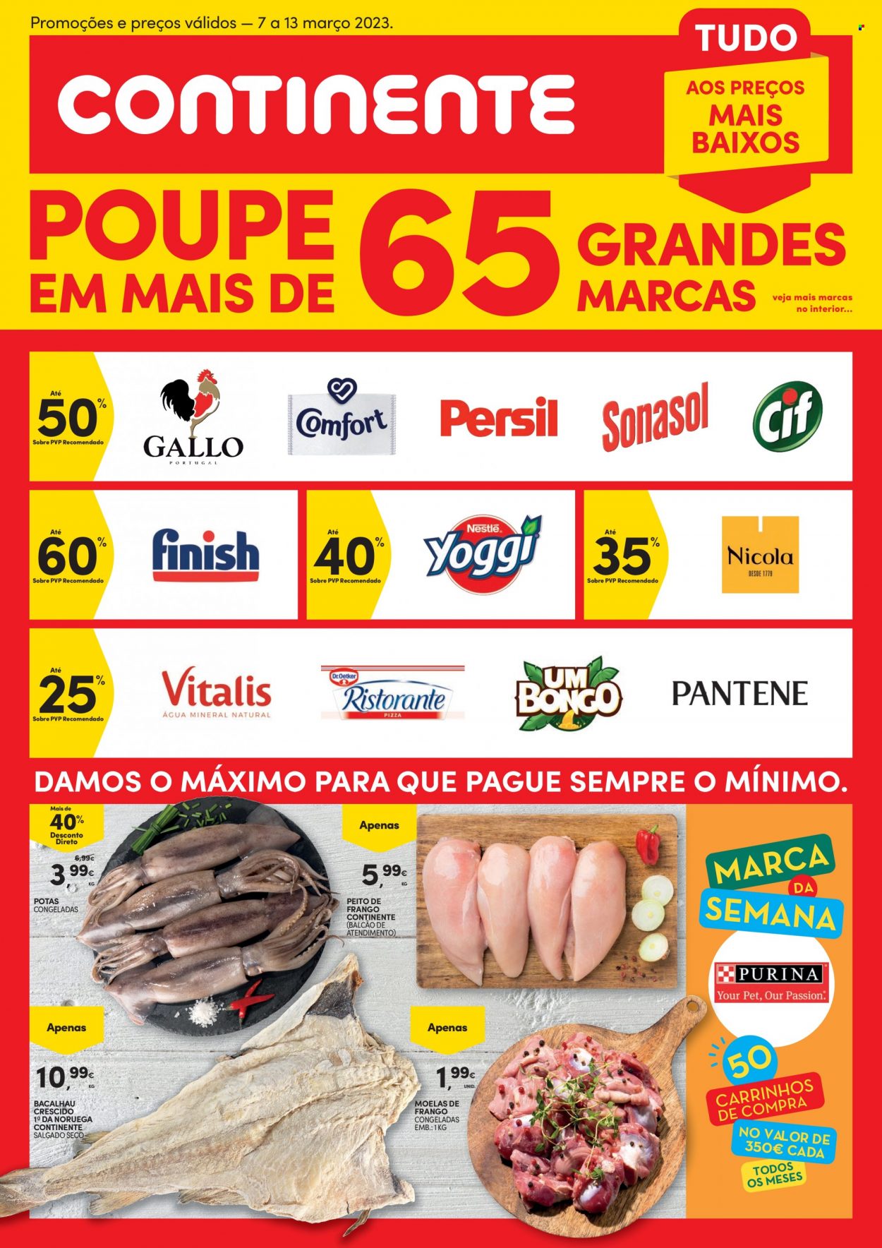 Folheto Continente Bom Dia - 7.3.2023 - 13.3.2023. Página 1