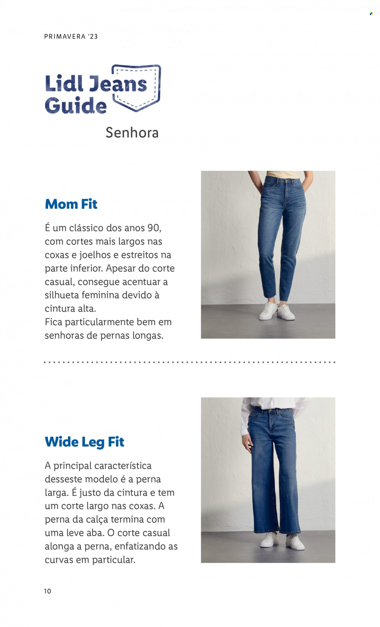thumbnail - Folheto Lidl - Produtos em promoção - calça, jeans. Página 10.