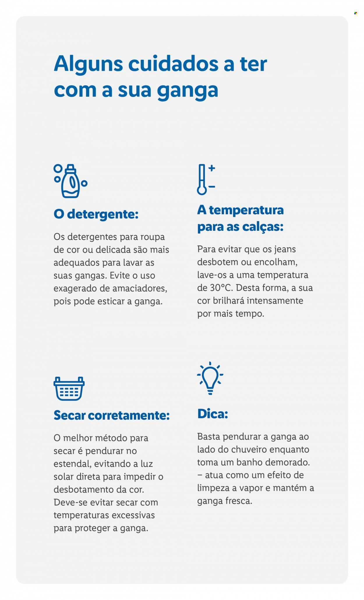 thumbnail - Folheto Lidl - Produtos em promoção - detergente, calça, jeans, chuveiro, luz solar. Página 13.
