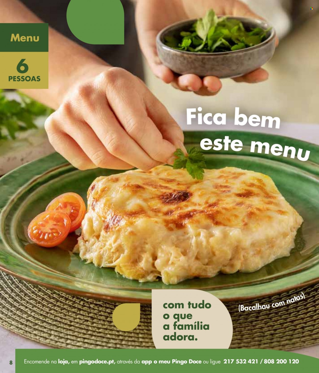 thumbnail - Folheto Pingo Doce - Produtos em promoção - bacalhau, peixe. Página 8.