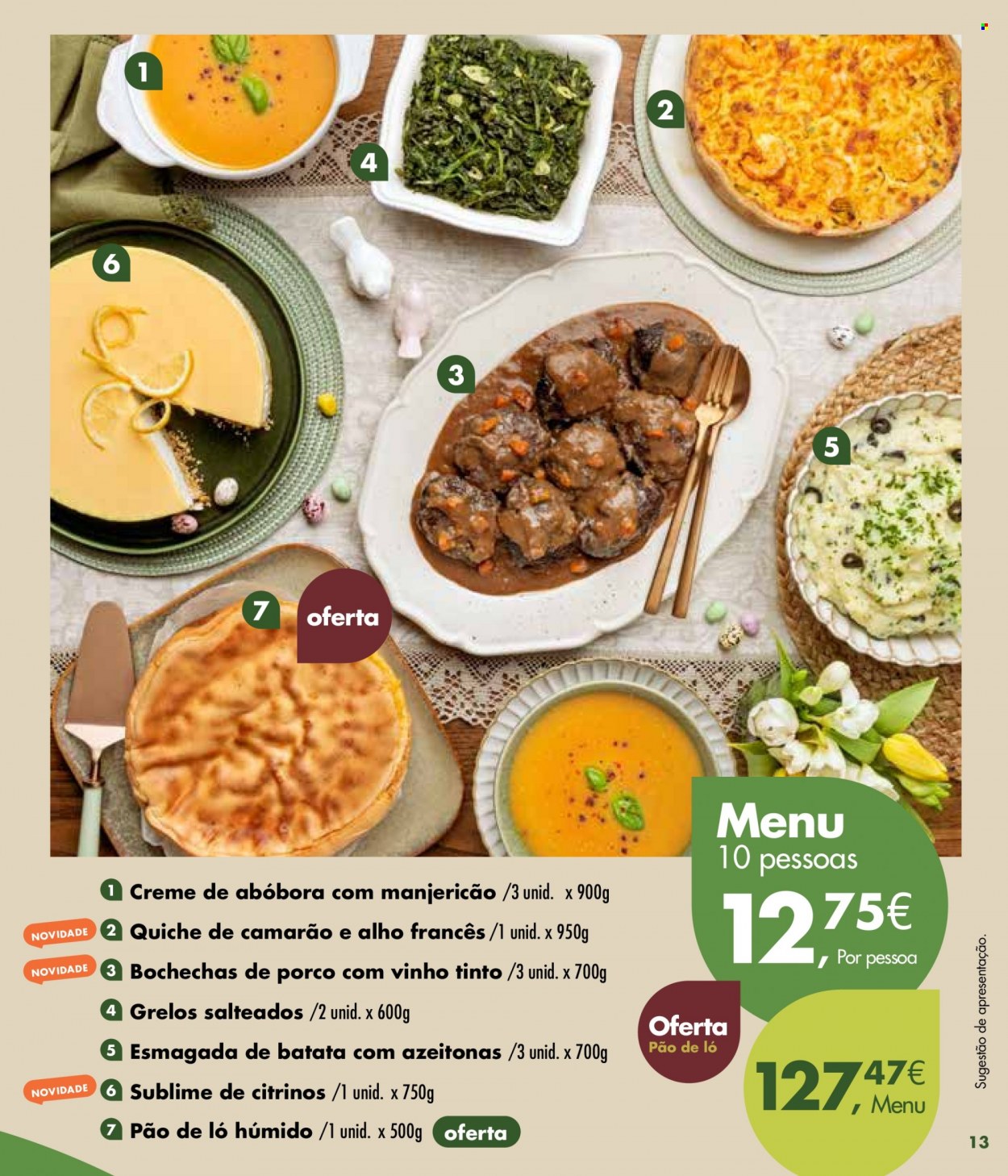 Folheto Pingo Doce. Página 13