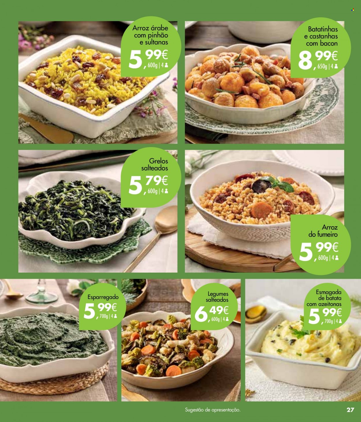 thumbnail - Folheto Pingo Doce - Produtos em promoção - legumes, arroz. Página 27.