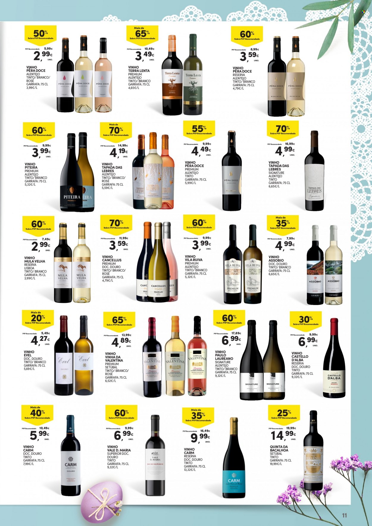 thumbnail - Folheto Continente Modelo - 21.3.2023 - 9.4.2023 - Produtos em promoção - vinho. Página 11.