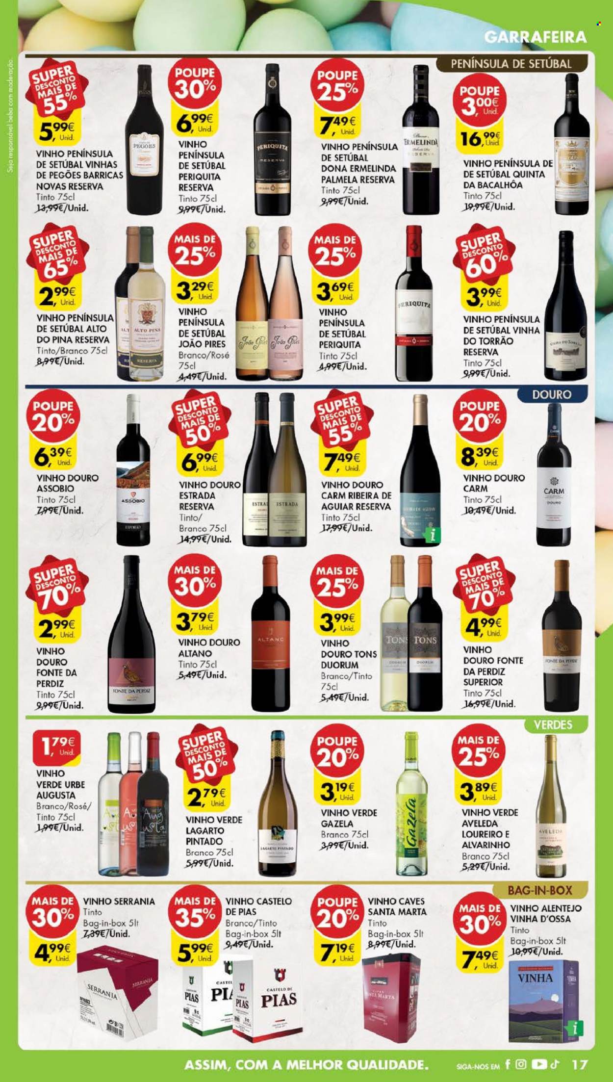 thumbnail - Folheto Pingo Doce - 28.3.2023 - 3.4.2023 - Produtos em promoção - vinho, vinho verde, Lagarto Pintado. Página 27.