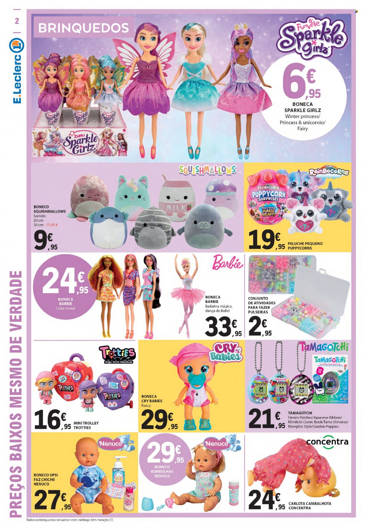 thumbnail - Folheto E.Leclerc - 30.3.2023 - 12.4.2023 - Produtos em promoção - Fairy, unicórnio, brinquedo, boneca. Página 2.