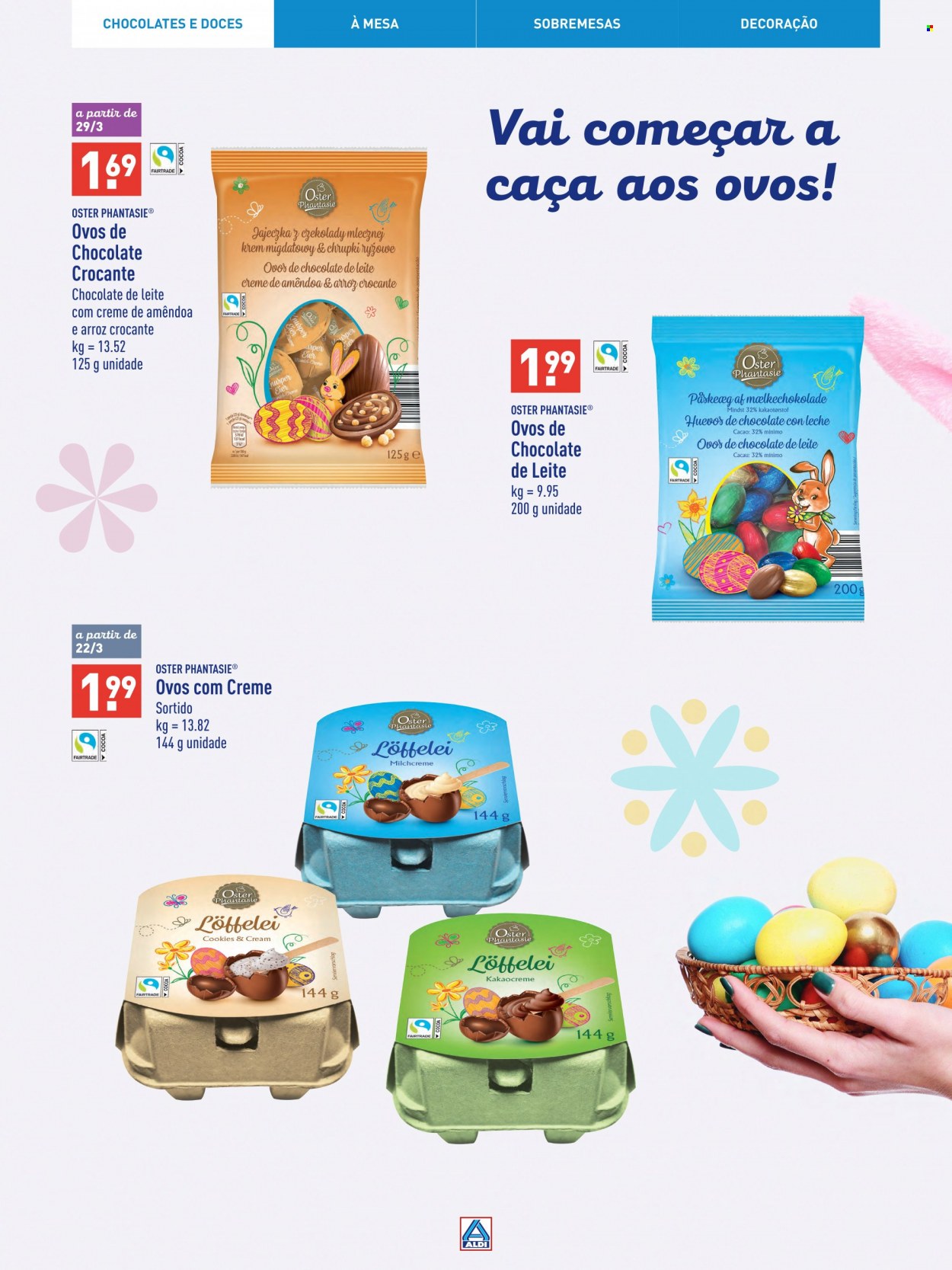 thumbnail - Folheto Aldi - Produtos em promoção - ovo de chocolate, decoração, Oster. Página 6.
