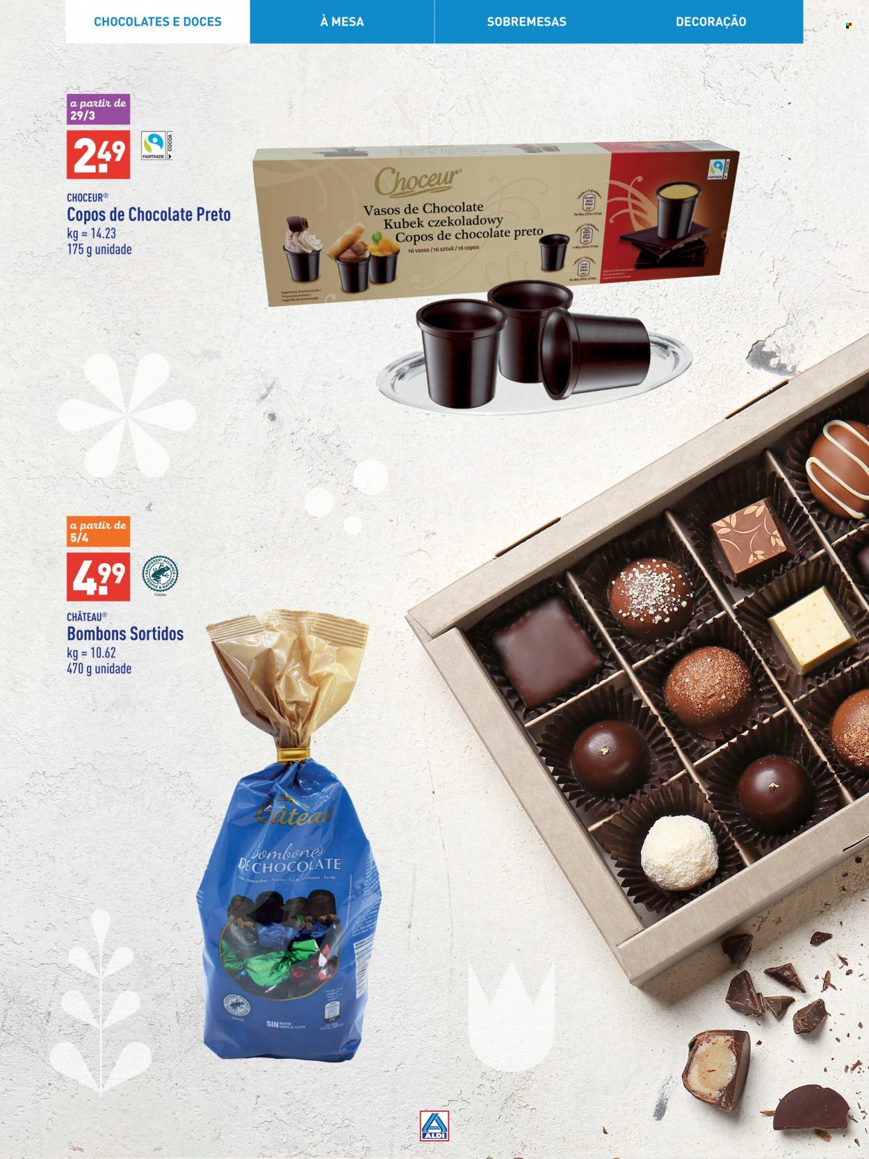 thumbnail - Folheto Aldi - Produtos em promoção - bombom, caramelos, decoração. Página 17.