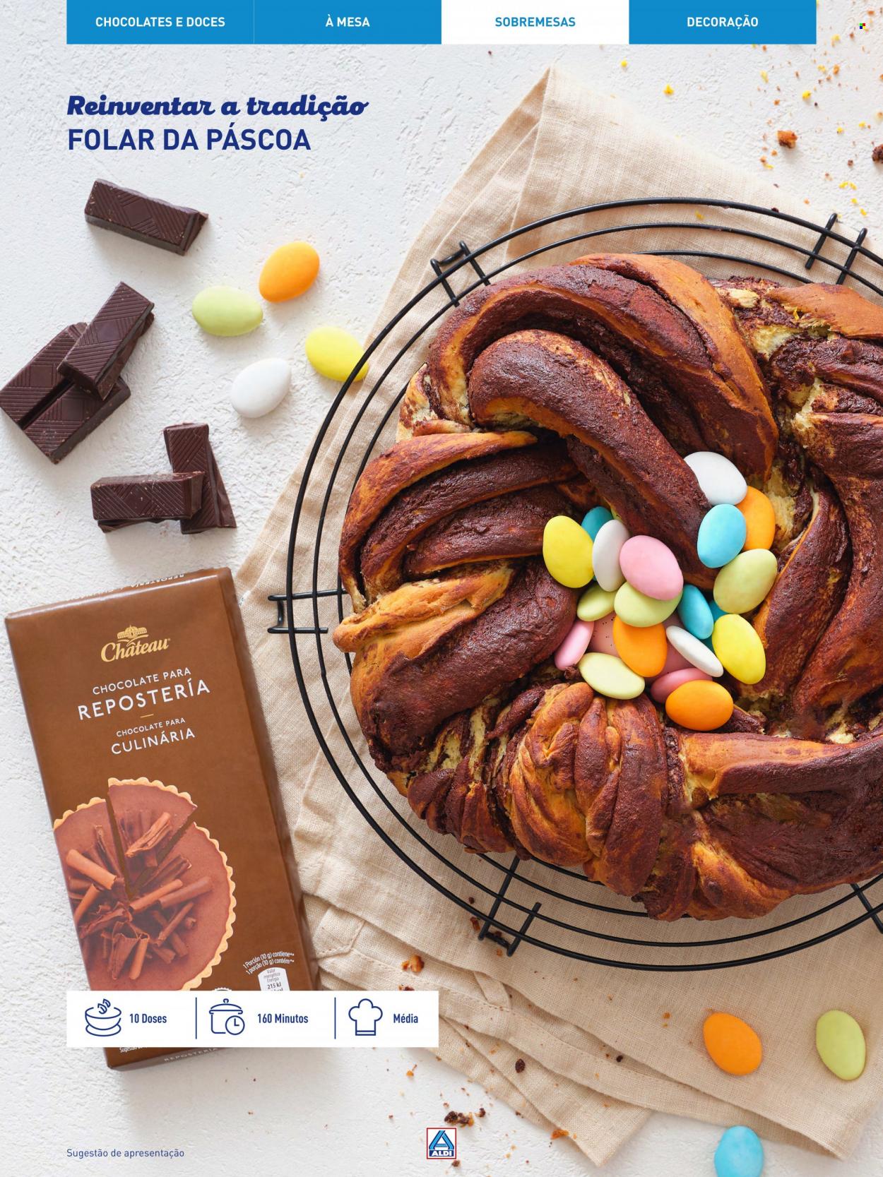 thumbnail - Folheto Aldi - Produtos em promoção - folar, chocolate, sortido da Páscoa, decoração. Página 26.