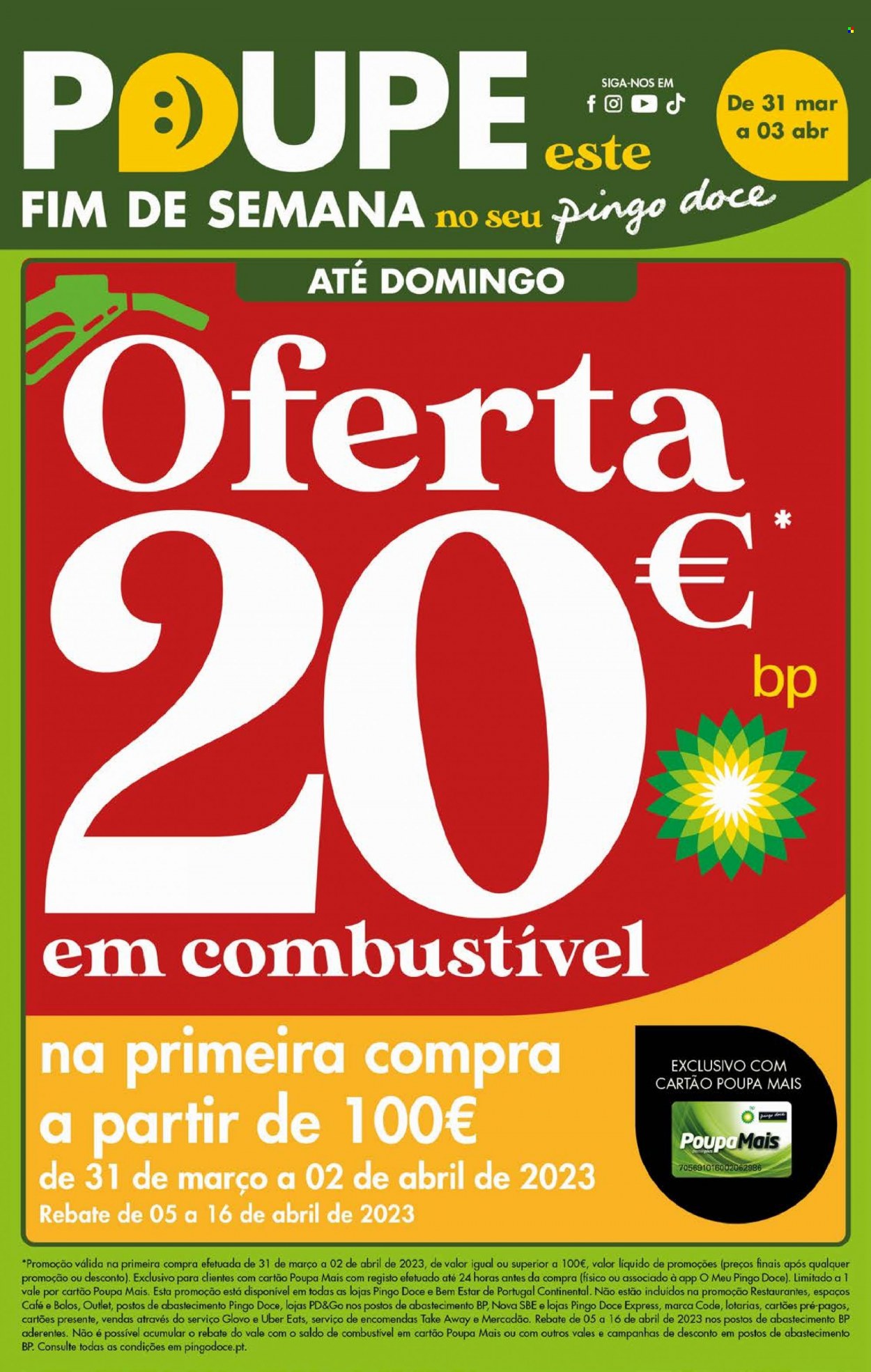 thumbnail - Folheto Pingo Doce - 31.3.2023 - 3.4.2023 - Produtos em promoção - café. Página 1.
