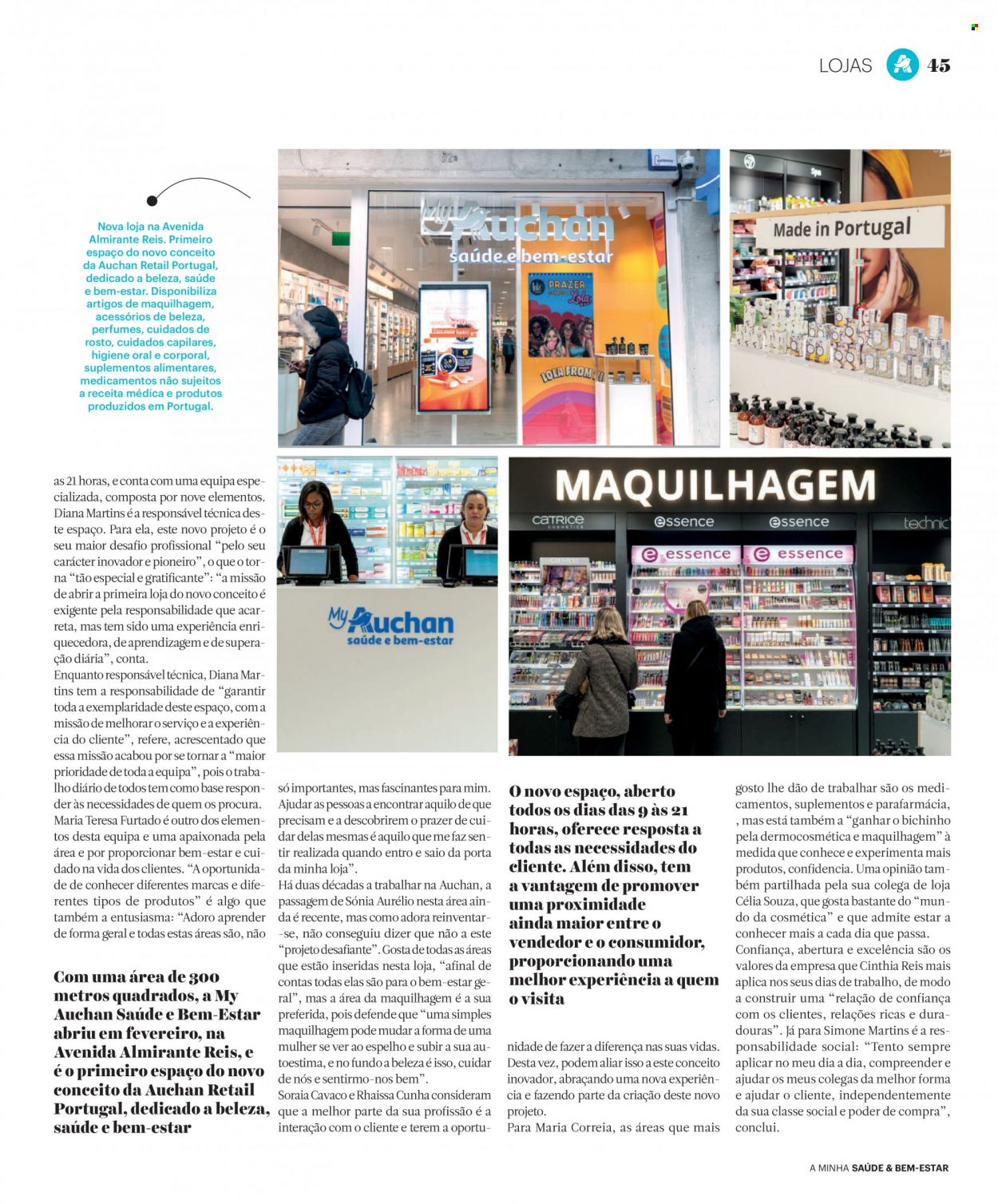 Folheto Auchan - 28.3.2023 - 28.4.2023. Página 45