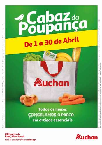 Folheto Auchan - 1.4.2023 - 30.4.2023.