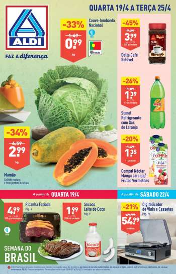 Folheto Aldi - 19.4.2023 - 25.4.2023.
