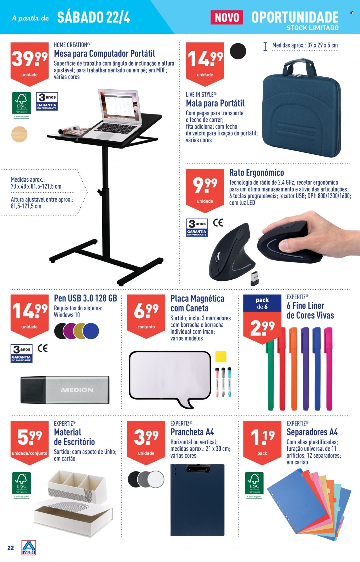 Folheto Aldi - 19.4.2023 - 25.4.2023. Página 22