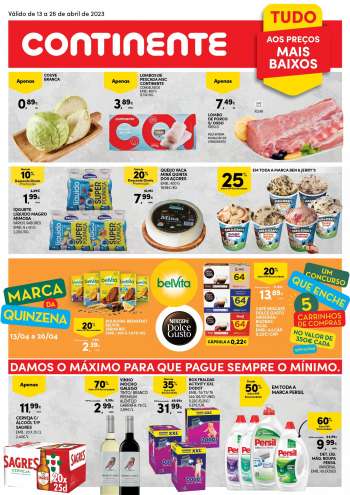 Folheto Continente Modelo - 13.4.2023 - 26.4.2023.