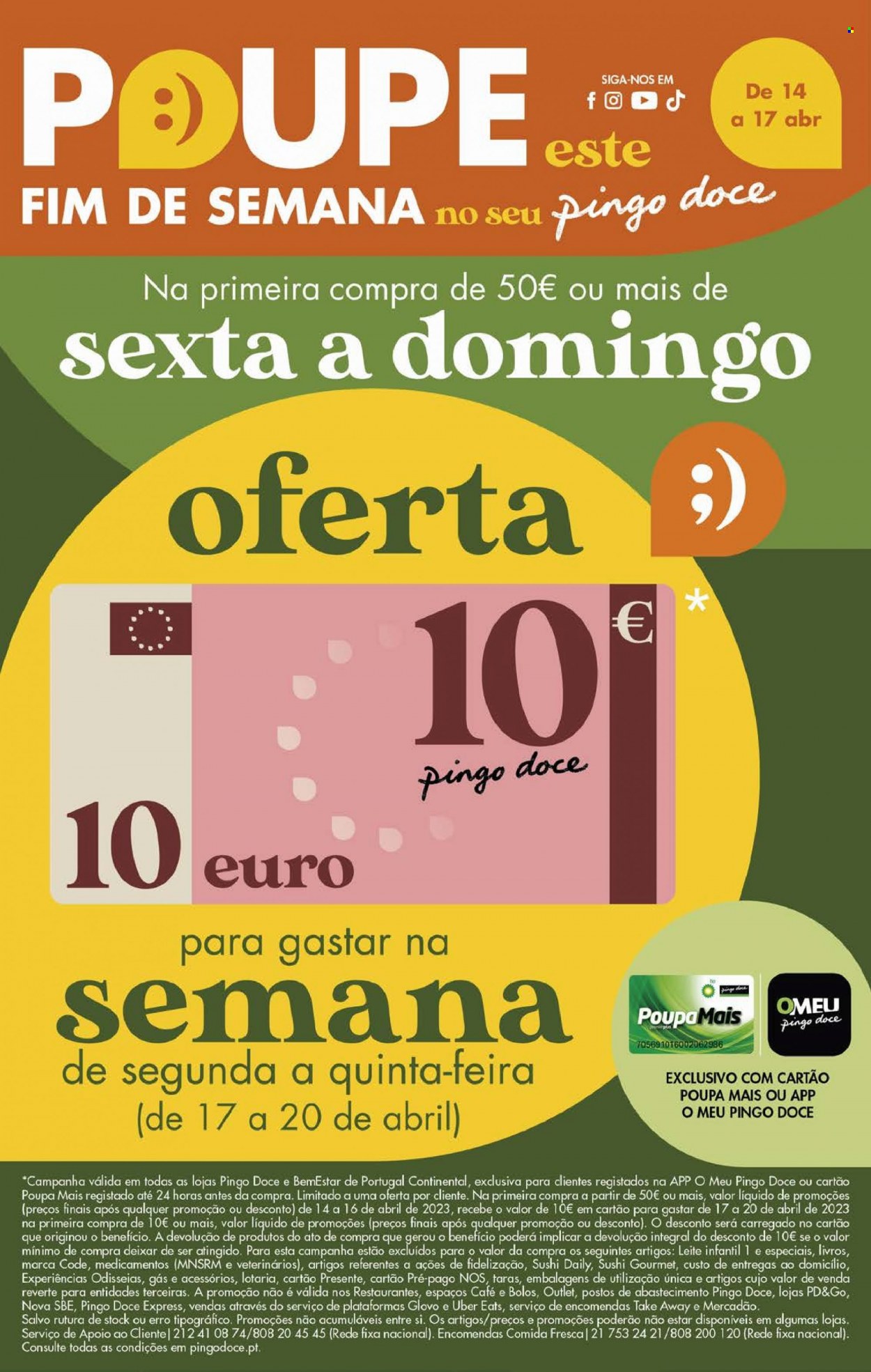 Folheto Pingo Doce - 14.4.2023 - 17.4.2023. Página 1