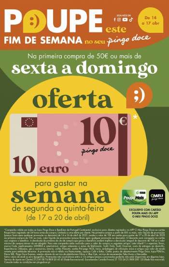 Folleto actual Pingo Doce - 14/04/23 - 17/04/23.