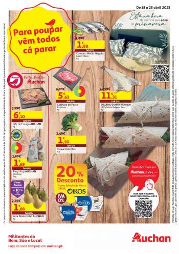 Folheto Auchan - 18.4.2023 - 25.4.2023.
