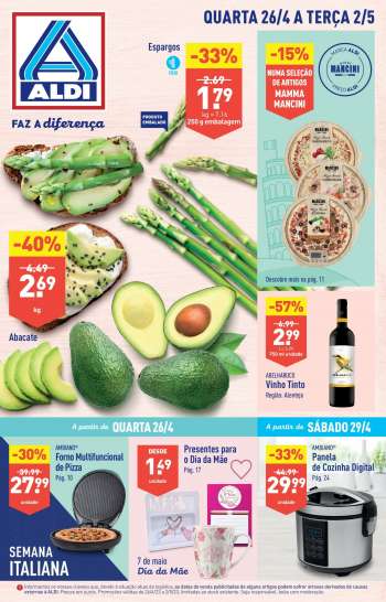 Folheto Aldi - 26.4.2023 - 2.5.2023.