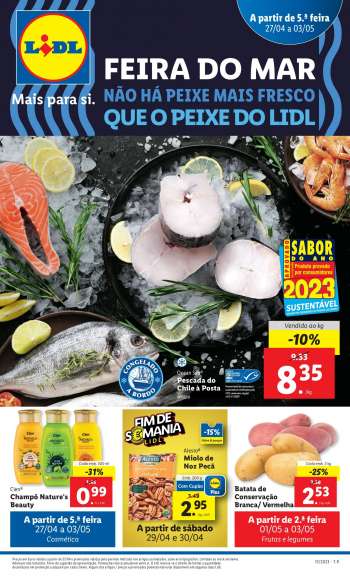 Folheto Lidl - 27.4.2023 - 3.5.2023.