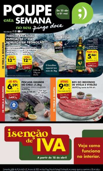 Folheto Pingo Doce - 25.4.2023 - 1.5.2023.